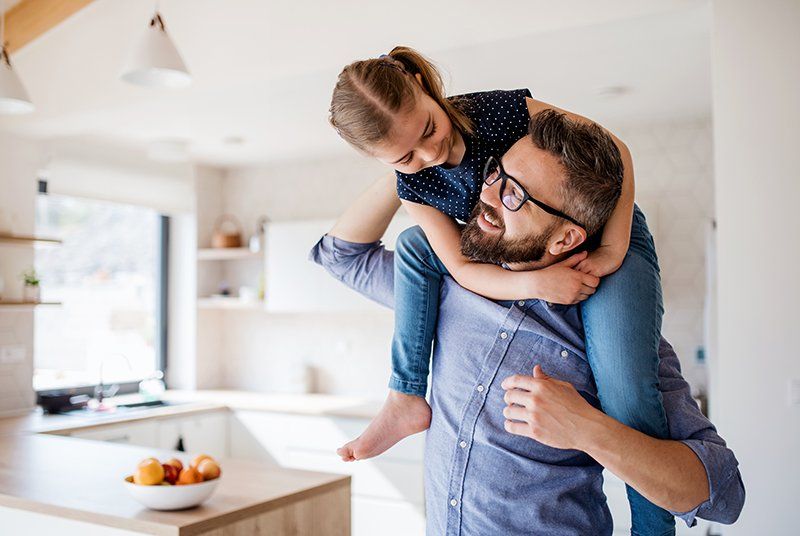 Father with his daughter — Grapevine, TX — Silvas Law, PC